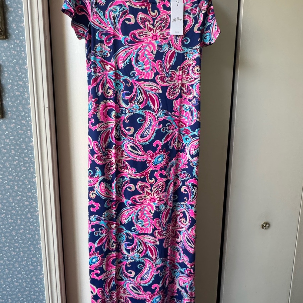 Lilly Pulitzer Kaden Paisley Maxi Dress NWT